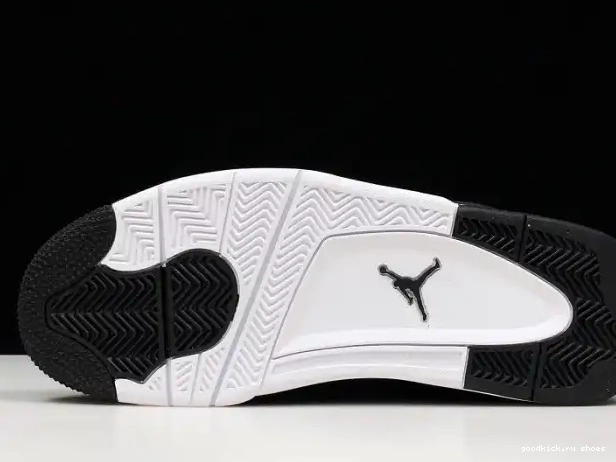 308497-032 Air 4 Royalty Gold-White Black Metallic Jordan 0327